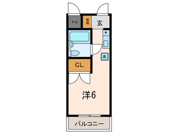 パラディッソコートの物件間取画像